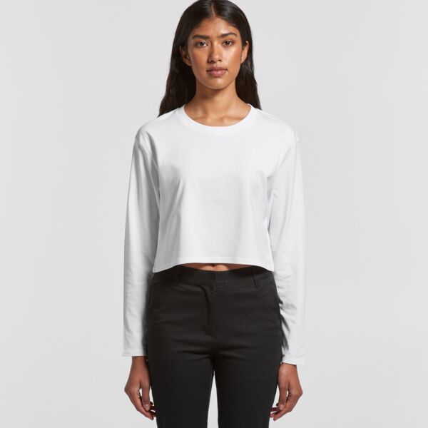 Women's Crop Long Sleeve Tee Thumbnail